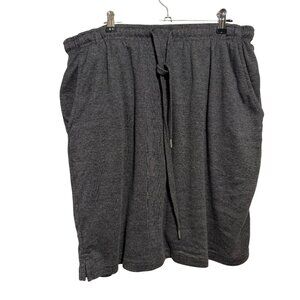 Woman Within Charcoal Gray Elastic Waist Drawstring Skort Size 18/20